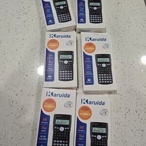 Set of 6 scientific calculators